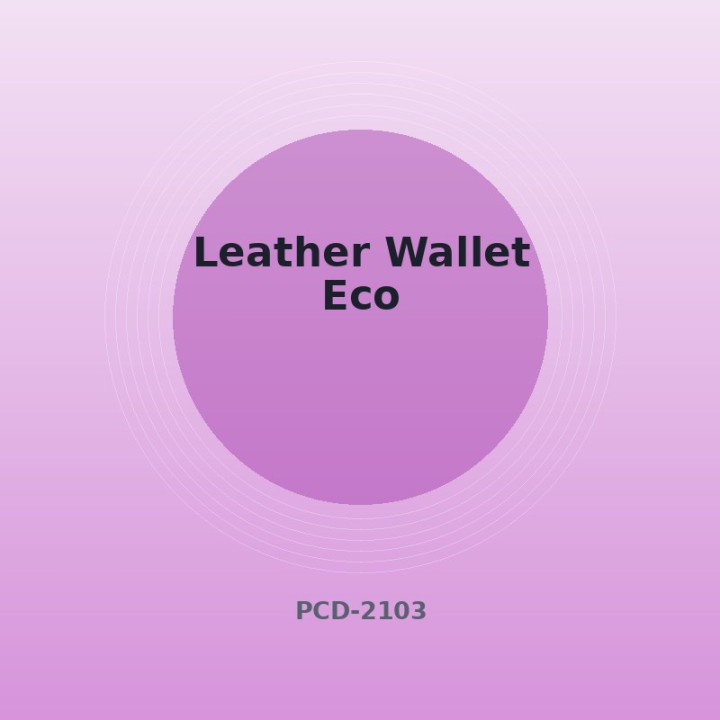 Portefeuille en cuir Éco