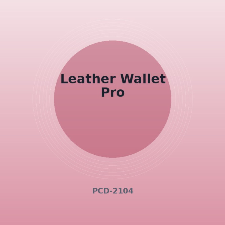 Ledergeldbörse Pro